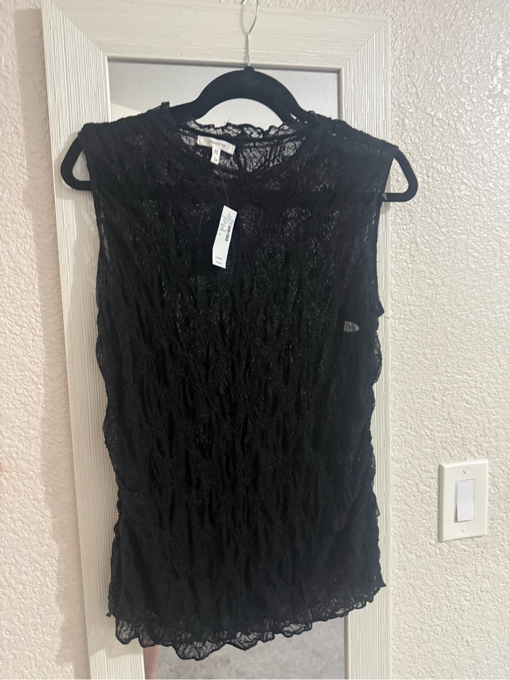 Maurices Black Lace Sleeveless Camisole